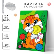Picture on numbers for children 