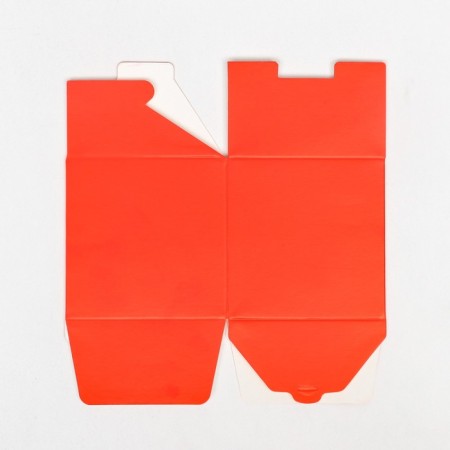 The box is folding, square, red, 8 x 8 x 8 cm,-3