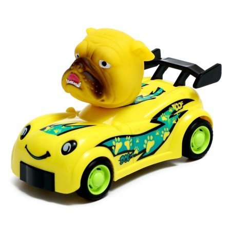 The inertial "animals" car, the head flies out when hit, mix-6