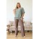 Female blouse, size 54, green color