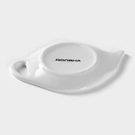 A stand for a tea bag of the share "Waxer", 12 × 8.4 cm, white color-3