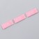 Textile strip "38-40", 5 x 1.1 cm, pink color