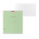 A notebook of 18 sheets in the Erichkrause line "Classic", the cover coated cardboard, an offset unit, green