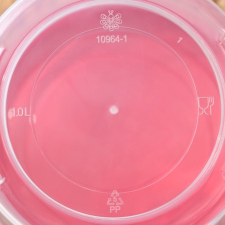 A set of round containers with twisting lids, 2 pcs: 500 ml, 1 l, color mix-3