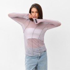 Jumper (longshille) Women's mesh mist, size 50, gray