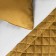 Cover with pillowcases "Kim", size 160x220 cm, mustard color