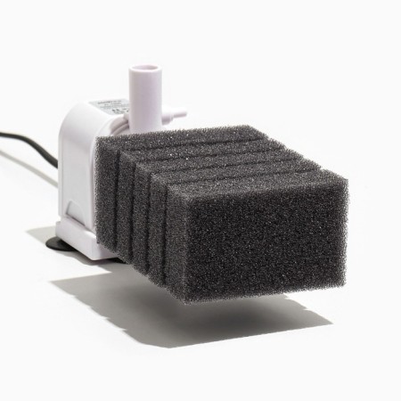 Rectangular sponge for the turbo filter No. 6, 8 x 5 x 10 cm, gray-5