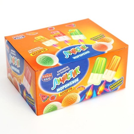 Caramel on the stick "Luchistik Ice Cream", Assorted, 10 g-1