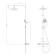 Lemark Bronx LM3770GM shower system, single -leaf, tropical shower, watering can