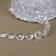 Beads on threads, 10 mm, 9 ± 1 m, the color is transparent