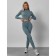 Sports suit female, size 44, turquoise color
