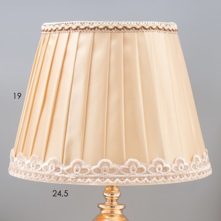 Table lamp with backlight "Melange" 1x60W E27 gold 25x25x43 cm Risalux-2