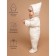 Combineson Children's demi -season quilted amrobaby elf, height 62 cm, dairy color