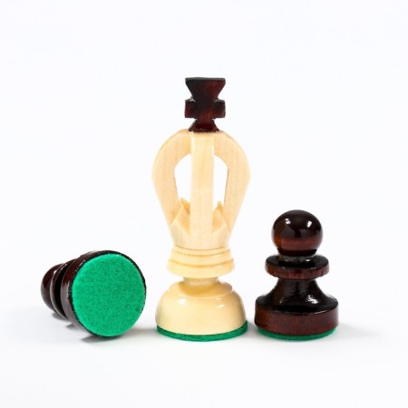Chess Polish Madon "Royal", 28 x 28 cm, king h = 6 cm, pawn H-3 cm-7