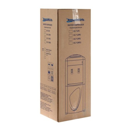 AquaWork AW 0.7LDR water cooler, heating and cooling, 700/70 watts, white with black-8