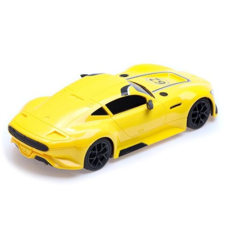Radio -controlled “Musculus” machine, works on the battery, yellow color-2