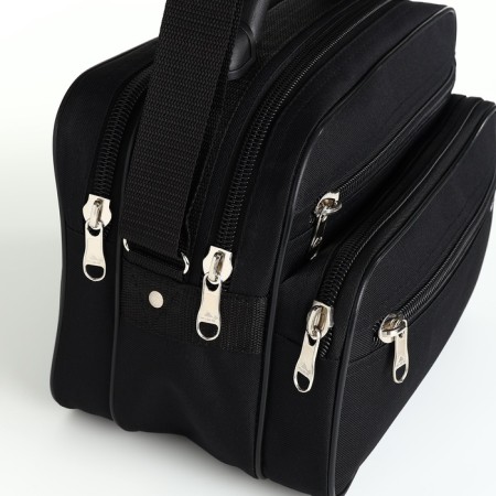 Male bag, rise, black color-2