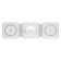 Wireless charger 3 in 1 A07, 15 W, support magsafe, folding, white