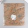 Scrapbooking paper Kraft "Elegant branches" density 180 g 30.5x32 cm