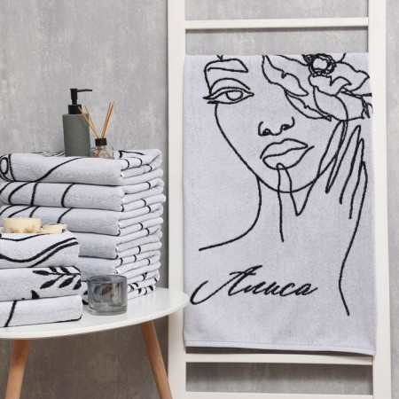 The towel Named Tensor Ethel "Alice" 70x130cm, 100% cotton, 420g/m2