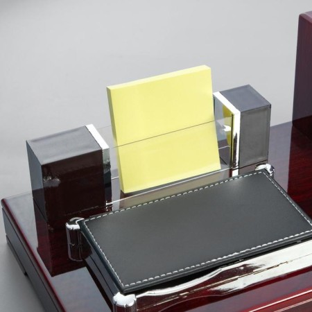 Set of table office 5B1 with a clock, red tree-4