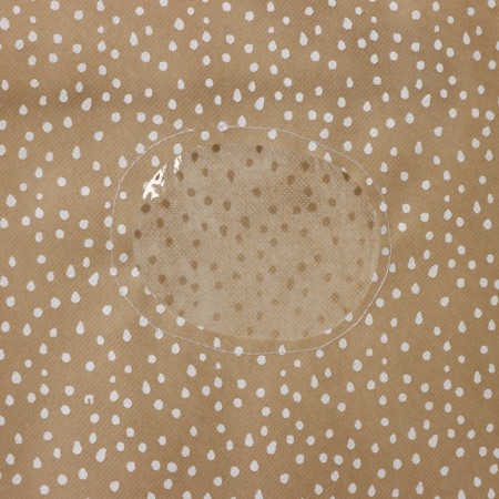 Clothing cover “Points” with PVC-Odom, 60 × 90 cm, beige color-3