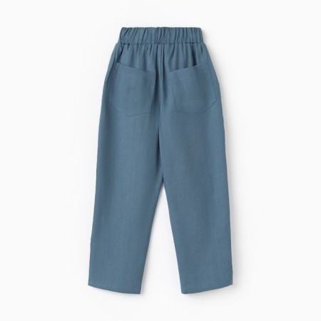 Pants for the boy KAFTAN LINEN, p. 30 (98-104), blue-7
