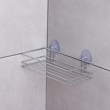 Shelf on vacuum suction shafts, 25 × 11 × 7 cm-2