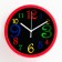 Watch Wall "Color Figures", D-20 cm, discrete move