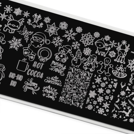 TNL Premium stamping plate "Visiting Santa"-1