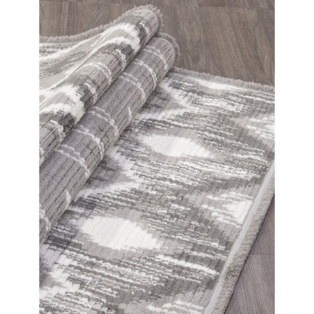 Rectangular carpet milat joli, size 80x150 cm, color L.Grey/P.White-2