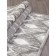 Rectangular carpet milat joli, size 80x150 cm, color L.Grey/P.White