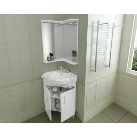 Tumba "Aurora 60" angular, floor, with a classic shell-1