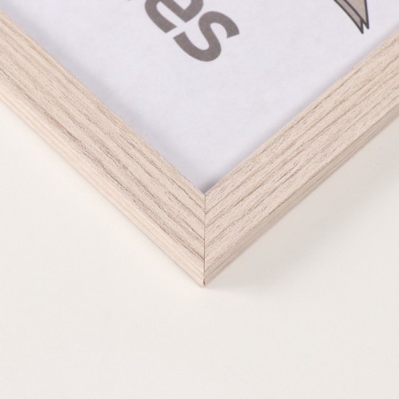 Photo frame MDF 30x40 cm. No. 6, width. 18 mm, thickness. 12 mm, cappuccino (plastic screen)-1