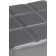 Stool Khurkroks Metal/Eco -leather, gray/gray 37x37x52 cm