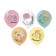 Latex ball 12 “Image”, pastel, 1-way, 5 designs, set 25 pcs.