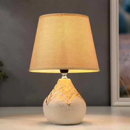 Table lamp 16240/1wt-GD E14 40W Beige 20x20x30 cm Risalux-1