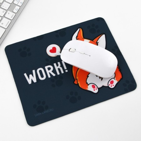 Work computer mouse mat, 22 x 18 cm-2