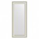 EvoFORM mirror in a baguette frame, with fatset, 78 mm, 59x144 cm, color white skin with chromium