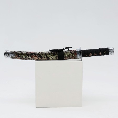 Souvenir weapon "Katana", black scabbard with patterns in the form of a dragon, 47 cm-1