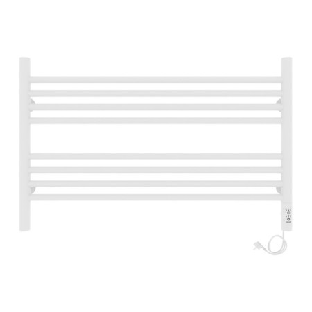 Towel electric heated Laris Olivia ChK8, 800x500 mm, 8 crossbars, right, white