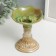 Souvenir ceramic stand "Frogs on a column with a bowl" 15x10.5x10 cm