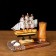 Set of desktop "ship" with a stand for pens, 12 x 13 x 6 cm
