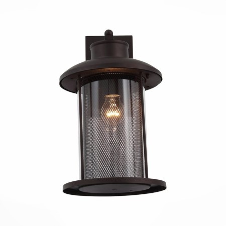 Street wall lamp ST LUCE. SL080.401.01. Lastero. 1x60 W, E27, 23x39.2 cm, dark coffee color-8