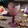 Magistro glass glass “Vilero”, 280 ml, 8 × 16.5 cm, pink color