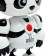 The Pandy robot, voice recording, reacts to touch, light and sound effects, metallic