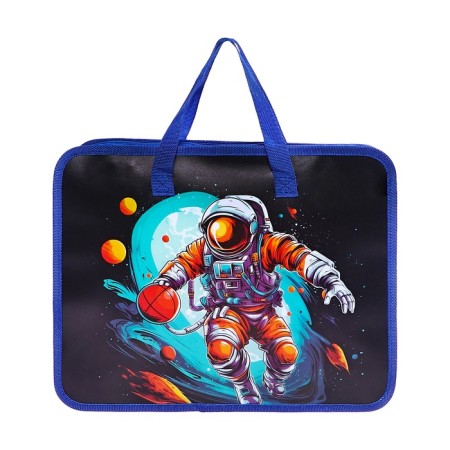 Folder with handles plastic, A4, astronaut-2