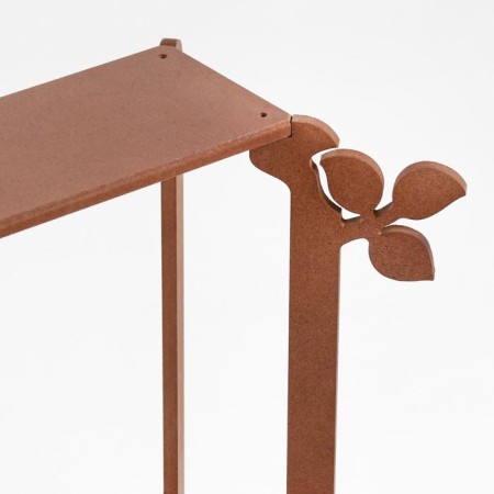 Color's flower flower shelf 49x59x23 cm, walnut-2