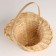 Wicker basket "Hat", D15x14/10xh33cm, natural, bamboo