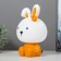 Table lamp "Bunny in the crown" E14 3W orange 16x13x19 cm Risalux